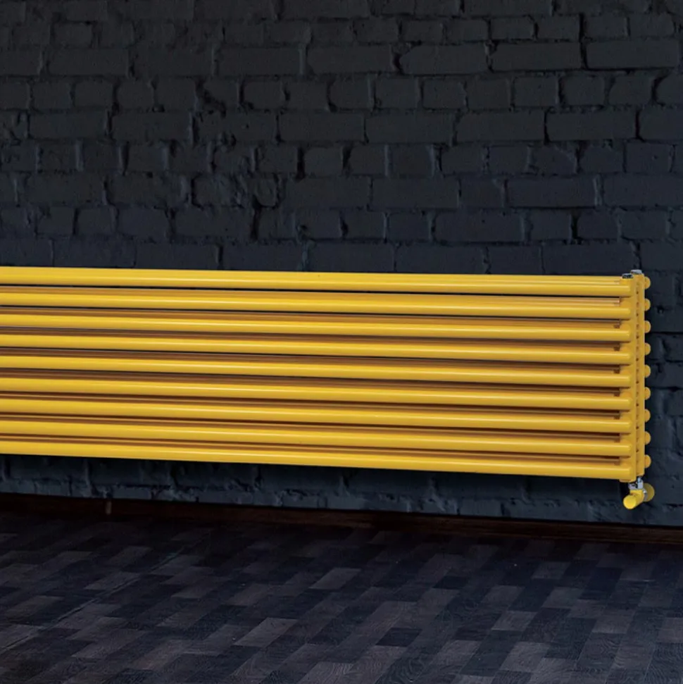 Termoarredo Idraulico con Tripla Serie di Elementi Orizzontali Made in Italy - Caramella