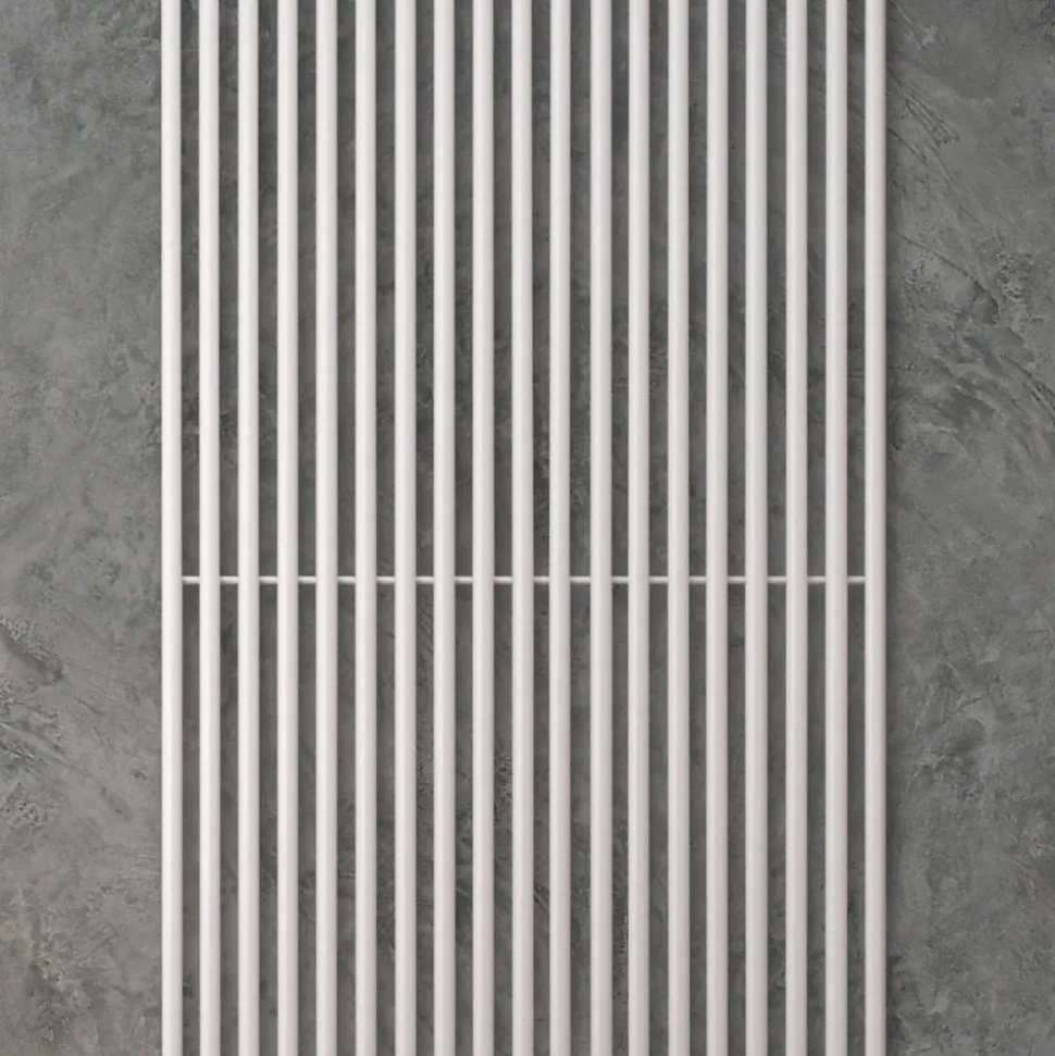 Termoarredo Idraulico con Una Serie di Elementi Verticali Made in Italy - carbonio