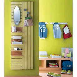 Termoarredo idraulico design in acciaio con mensole Utility Scirocco H
