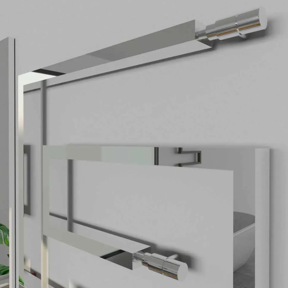 Termoarredo idraulico in acciaio inox spazzolato Snake by Scirocco H