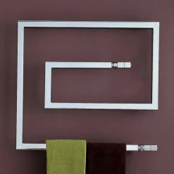 Termoarredo idraulico in acciaio inox spazzolato Snake by Scirocco H
