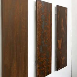 Termoarredo Idraulico in Polvere di Marmo Italiano Effetto Corten - Linee