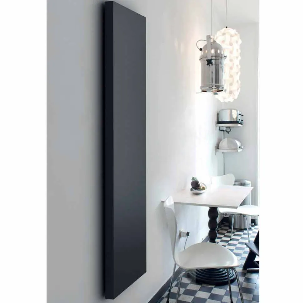 Termoarredo idraulico verticale, cover in acciaio, Scirocco H Light