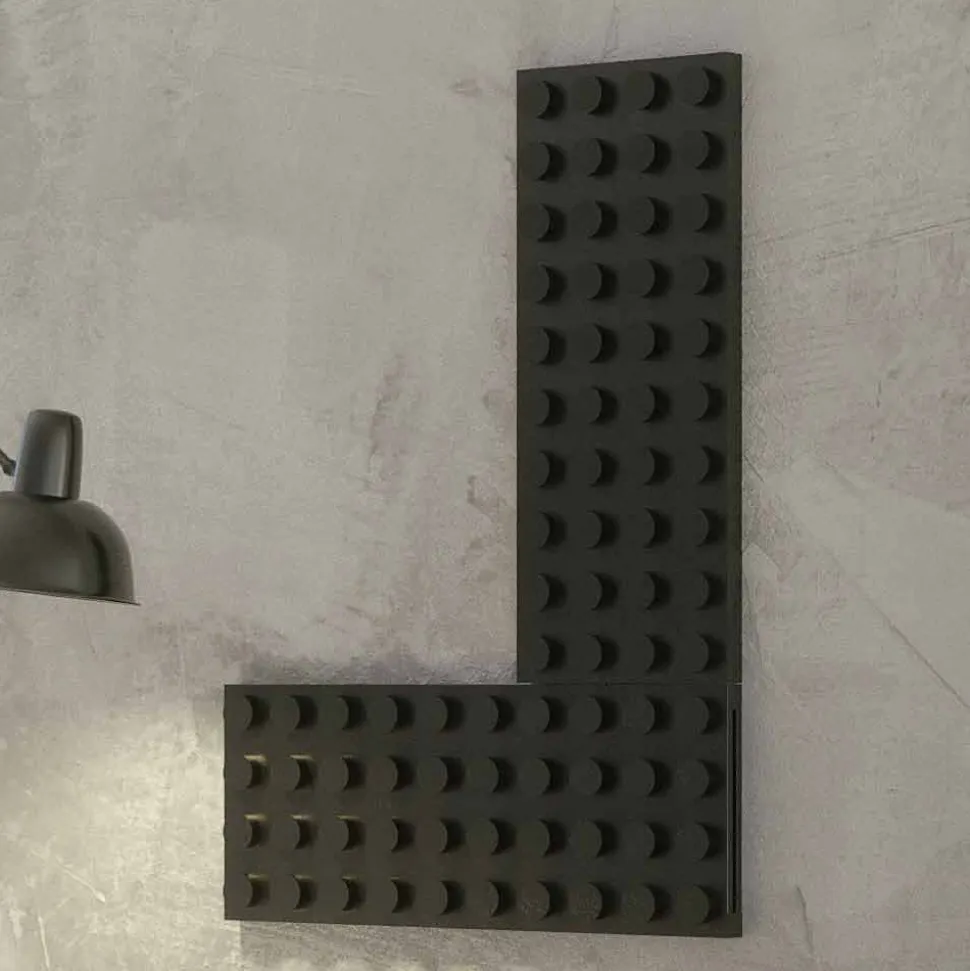Termoarredo lego idraulico di design Brick made in Italy by Scirocco H