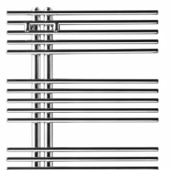Termoarredo Scaldasalviette Elettrico in Acciaio Cromato Design 700 W - Pavone