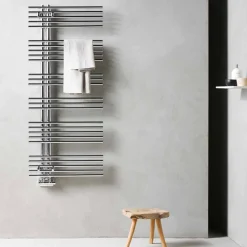 Termoarredo Scaldasalviette Cromato in Acciaio Design Idraulico 483 W - Pavone