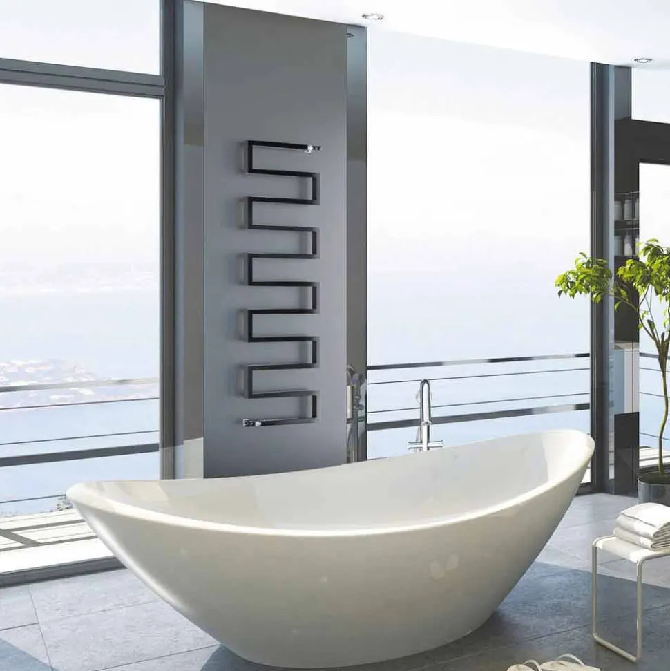 Termoarredo verticale idraulico di design Snake by Scirocco H