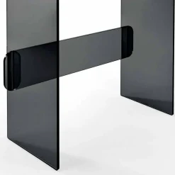 Toeletta da Trucco con Specchio e Cassetto in Vetro 3 Finiture - Salvie