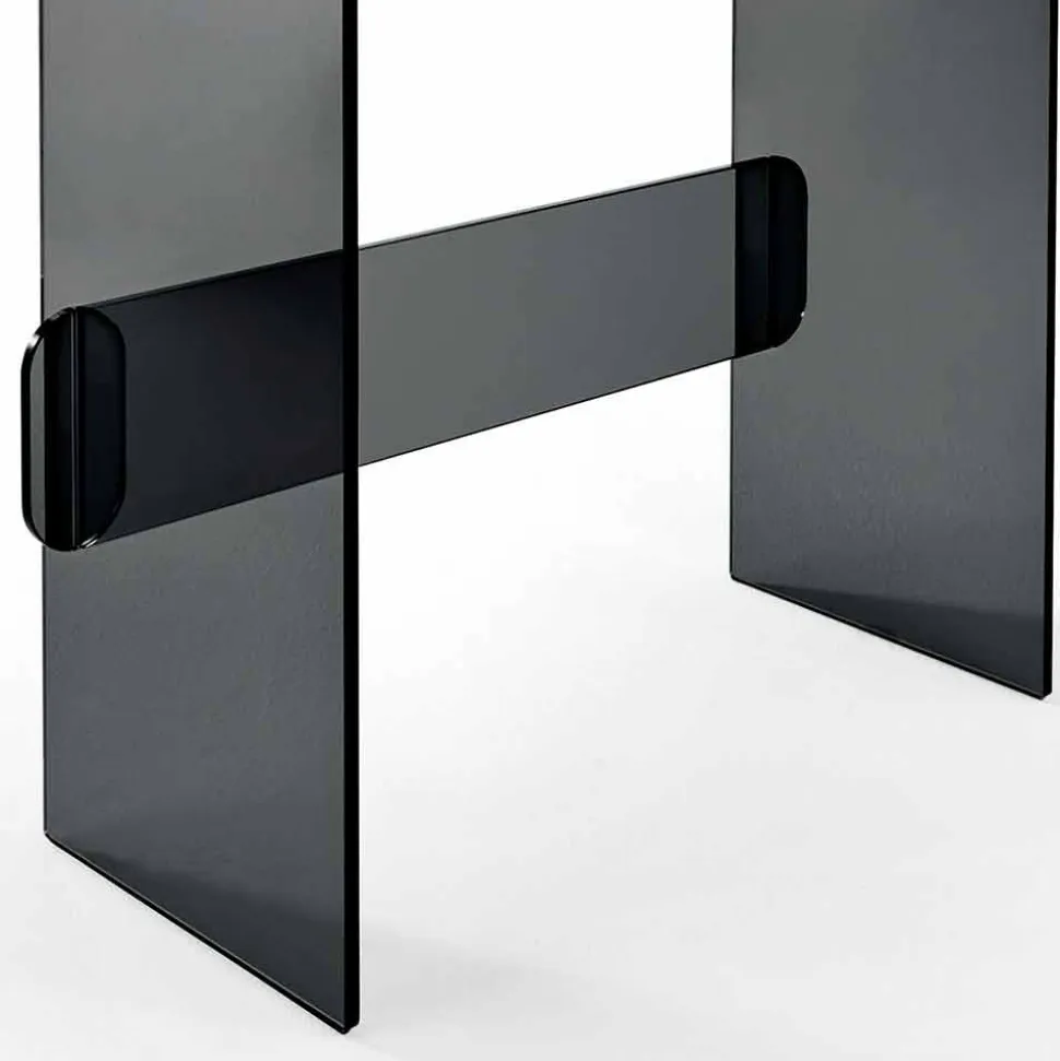 Toeletta da Trucco con Specchio e Cassetto in Vetro 3 Finiture - Salvie