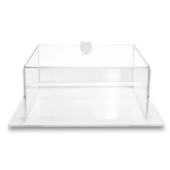 Tortiera Quadrata Plexiglass Trasparente Made in Italy 2 Misure - Crotone