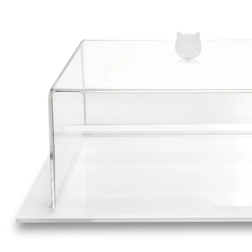 Tortiera Quadrata Plexiglass Trasparente Made in Italy 2 Misure - Crotone
