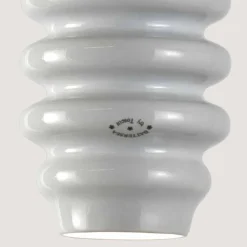 Toscot Battersea lampada a sospensione in ceramica bianca, Made in Italy