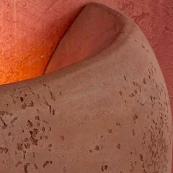 Toscot Castelverde applique esterno/interno in terracotta made Italy