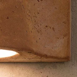 Toscot Lido lampada a muro interno/esterno terracotta made in Italy