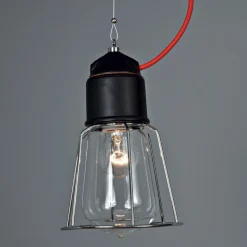 Toscot Novecento lampada a sospensione in terracotta con rosone