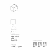 Toscot Smith applique a LED da esterno in terracotta, fatta a mano