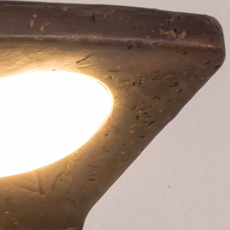 Toscot Vivaldi lampada da muro in terracotta fatta a mano in Italia