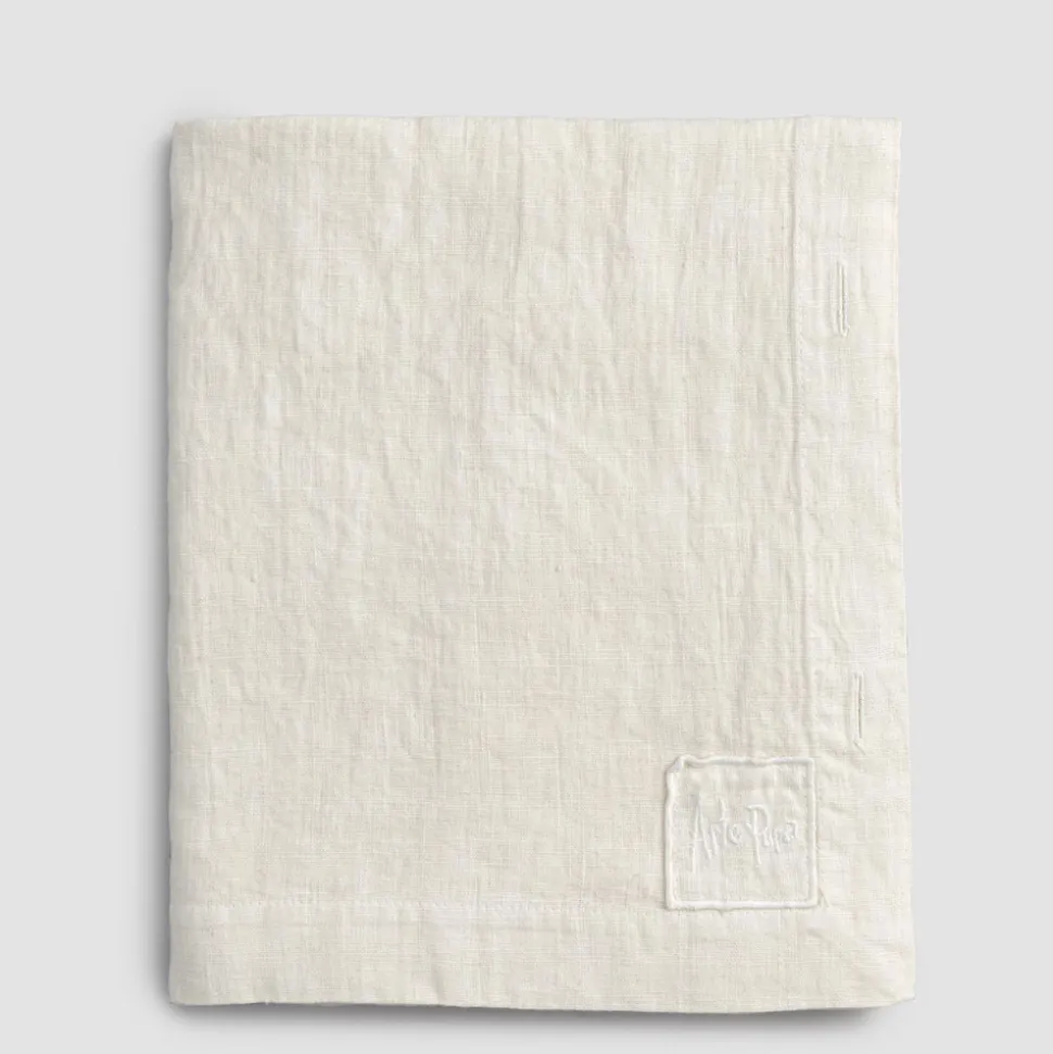 Tovaglia Componibile in Lino Colorato con Asole e 10 Bottoni - Mediterranea