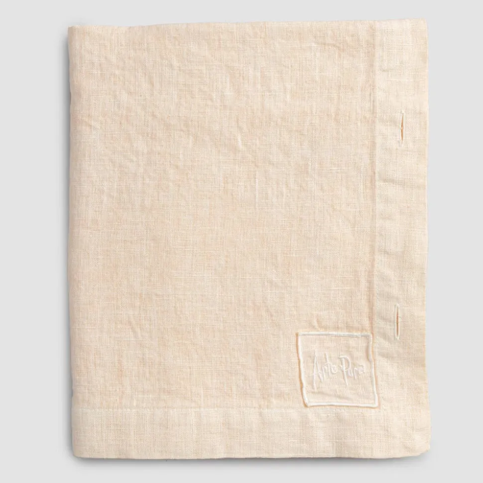 Tovaglia Componibile in Lino Colorato con Asole e 10 Bottoni - Mediterranea