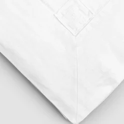 Tovaglia in Lino Rettangolare con Cornice o Pizzo Bianca di Lusso - Davinci