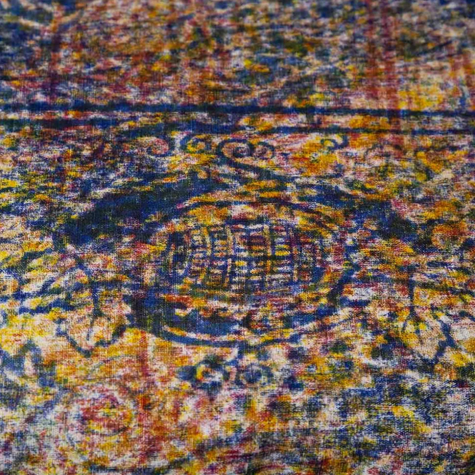 Tovaglia Pregiata d’Alto Artigianato Italiano in Cotone Stampato a Mano