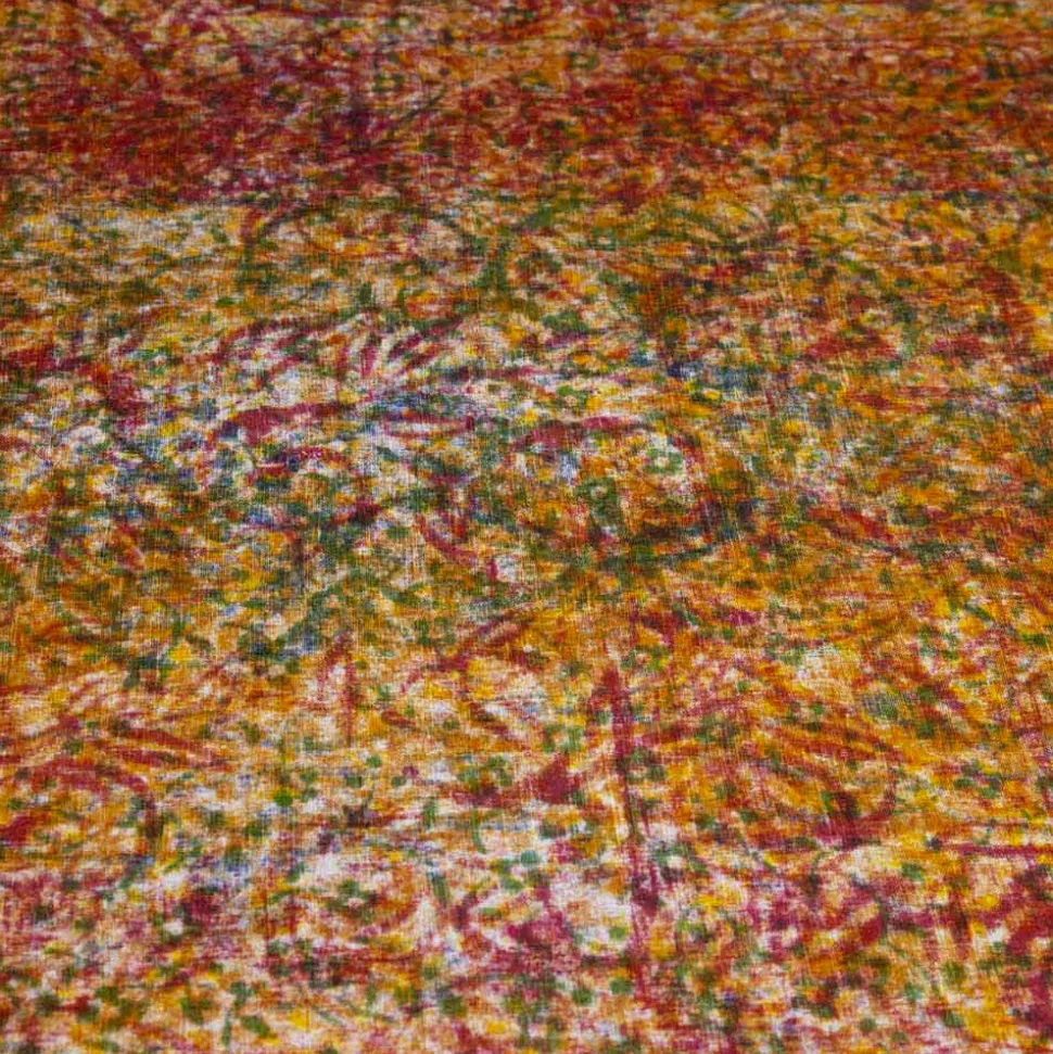 Tovaglia Pregiata d’Alto Artigianato Italiano in Cotone Stampato a Mano