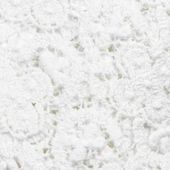 Tovaglia Rettangolare in Lino e Pizzo in Cotone Design Lusso Italiano - Olimpia