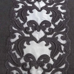 Trousse Grande in Lino e Cotone con Pizzo Farnese e Cerniera, 2 Finiture - Mike