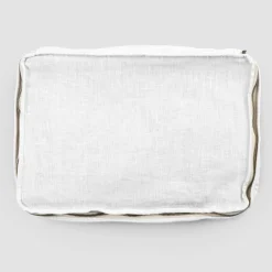 Trousse Grande Trucchi Donna o da Viaggio in Lino e Cotone di Lusso - Yeti