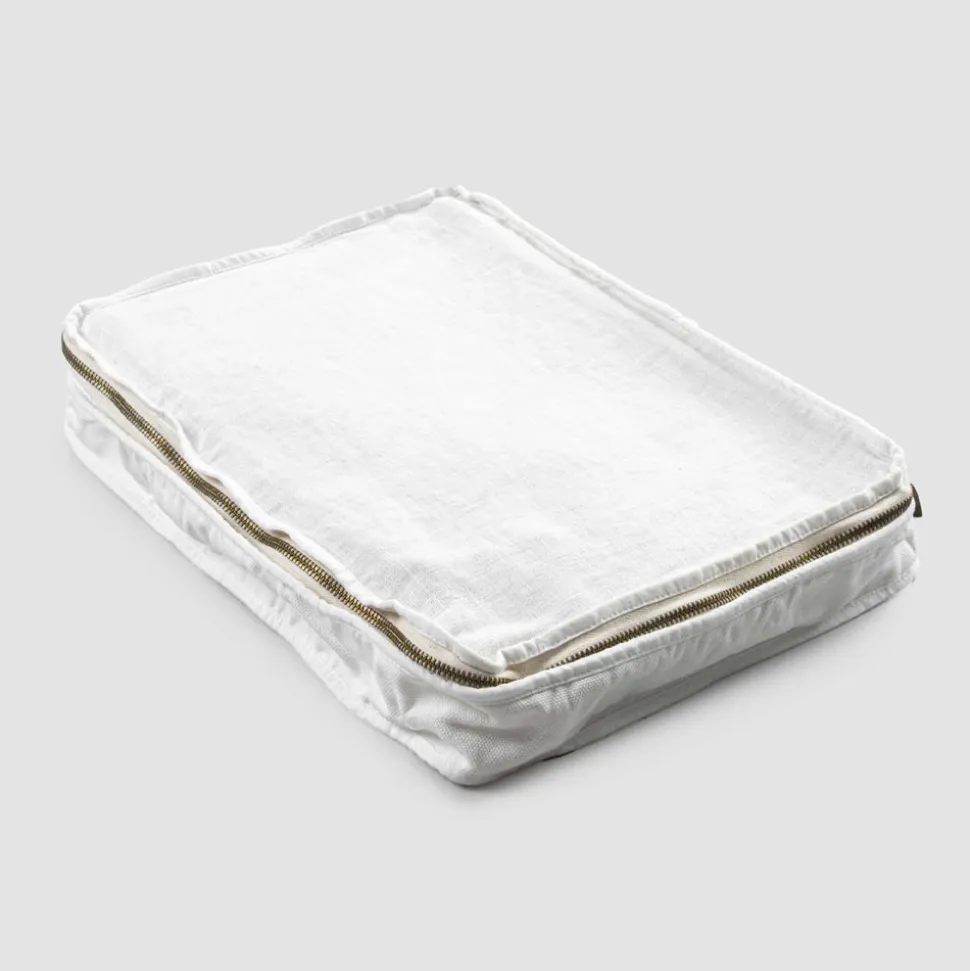 Trousse Grande Trucchi Donna o da Viaggio in Lino e Cotone di Lusso - Yeti