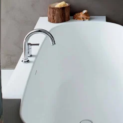Vasca da Bagno Freestanding di Design Bianco Stile Moderno - Lipperiavas1