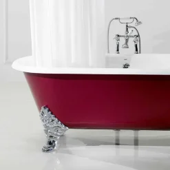 Vasca da bagno freestanding in ghisa con piedini vintage Hall