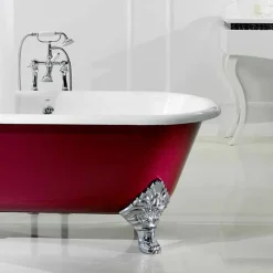 Vasca da bagno freestanding in ghisa con piedini vintage Hall