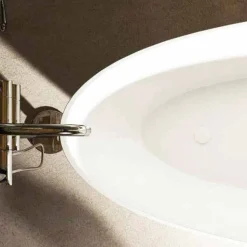 Vasca da bagno freestanding ovale Albenga,design moderno,made in Italy