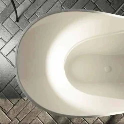 Vasca da bagno freestanding Ragusa, design moderno, made in Italy