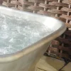 Vasca da bagno freestanding vintage in rame rivestita in ferro bianco Annie