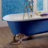 Vasca da bagno freestanding vintage in ghisa verniciata con piedini Diane
