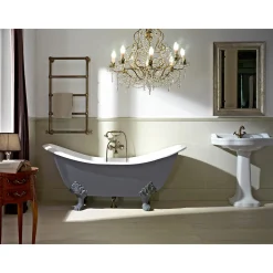 Vasca da Bagno Freestanding Vintage con Piedini, in Ghisa – Nadine