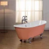 Vasca da bagno in ghisa verniciata con piedini vintage Melissa