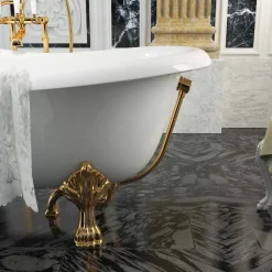 Vasca di design classico freestanding realizzata in Italia, Fregona