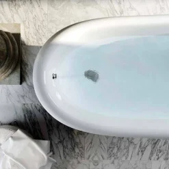 Vasca in resina blu freestanding di design classico, Fregona