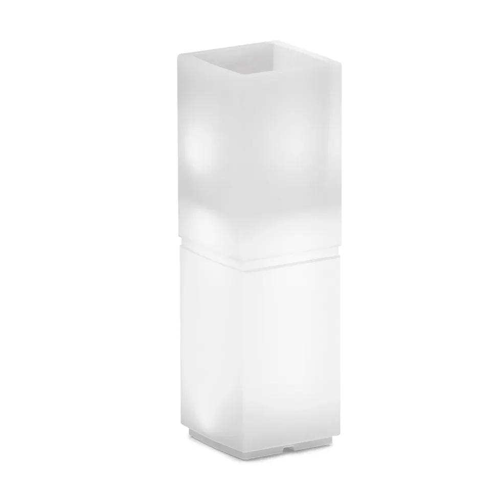 Vaso a Colonna Luminoso da Esterni in Polietilene Made in Italy - Lambo