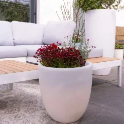 Vaso con Illuminazione Led o Solare Design Moderno di Varie Misure - Svasostar
