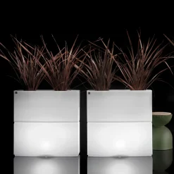 Vaso da Esterni Luminoso in Due Colori in Polietilene Made in Italy - Lambo