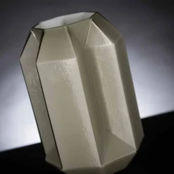 Vaso da Interno in Vetro Lucido Lavorato Artigianalmente in Italia - Flock
