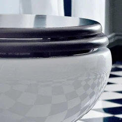 Vaso da Terra Back To Wall di Design Vintage in Ceramica Made in Italy – Marwa