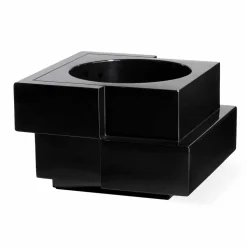 Vaso decorativo su ruote per esterno/interno Slide Cubic Yo,made Italy