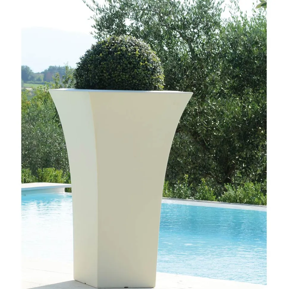 Vaso Fioriera da Giardino in Polietilene Colorato Made in Italy - Tremont