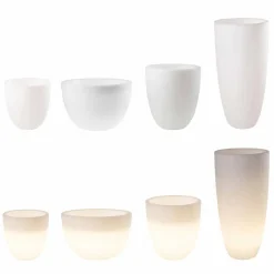 Vaso Illuminato Esterno e Interno di Design in Polietilene Colorato - Svasostar