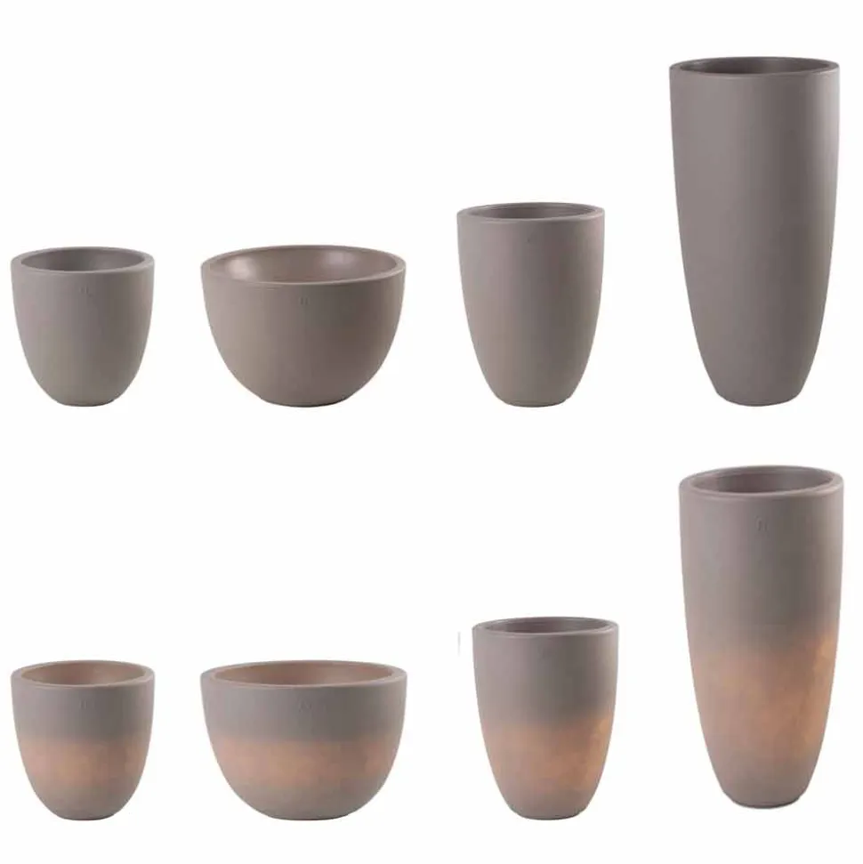 Vaso Illuminato Esterno e Interno di Design in Polietilene Colorato - Svasostar